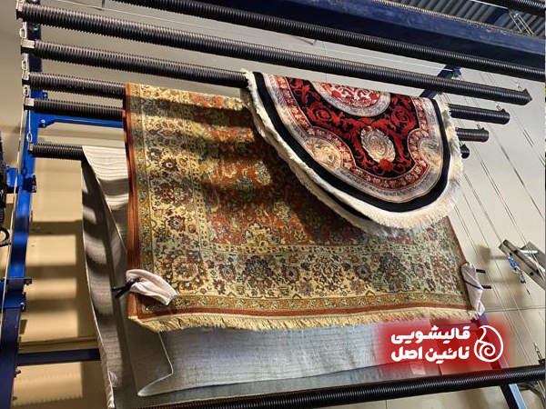 گرمخانه گازی از ویژگی های فرش شویی سبلان